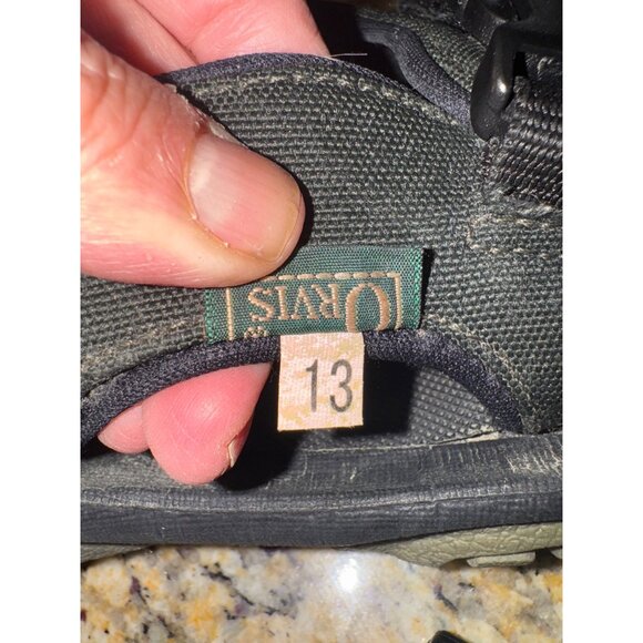 Orvis Mens Outdoor Trail Hiking Sport Water Sandals 13 Black Hook Loop Straps - Picture 5 of 9